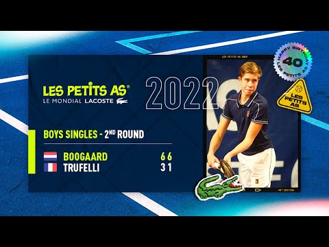 Les Petits As 2022 | Boys 2nd Round | Thijs Boogaard vs. Timeo Trufelli