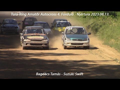 Bagdács Tamás - Suzuki Swift Tura-Ring Amatőr Autocross 4.Forduló 2023.08.13.