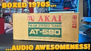 I Found Some 1970s Audio Awesomeness, BOXED, With A Surprise Akai AT 580
