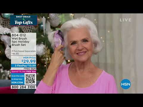 Wet Brush 5piece Holiday Brush Set