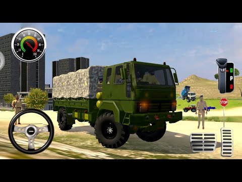 🔥Army Truck Transport Offroad Simulator Vehicle Driving Mountain 3D - Android GamePlay 🎮