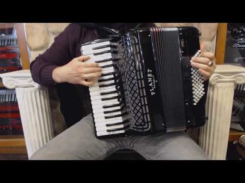 3348 - Black Planet Estrella 343 Piano Accordion LMM 34 72 $3999