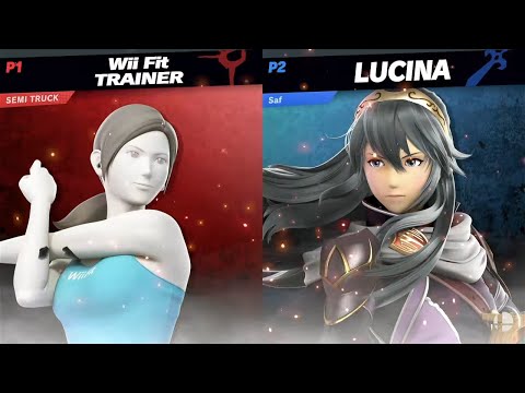 SuperKernel (Wii Fit Trainer) vs Safzai (Lucina) - Finals Losers Top 8 Qualifier - Blazing BF #6