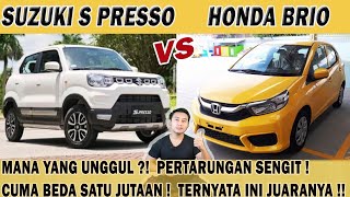 Download lagu Suzuki S Presso Vs Honda Brio | Selisih 1 Jutaan GAK NYANGKA INI JUARANYA!! mp3 Download lagu Suzuki S Presso Vs Honda Brio | Selisih 1 Jutaan GAK NYANGKA INI JUARANYA!! mp3