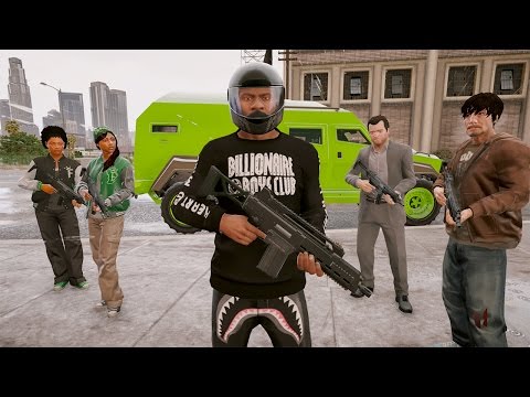 GTA 5 MOD VITA DA GANGSTER: SVALIGIAMO LA PACIFIC BANK CON TIFFANY E MICHEAL💰💰
