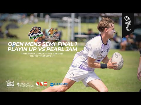 Open Mens SEMI FINAL - PLAYIN UP vs PEARL JAM - Round Robin Whakatāne January Touch Tournament 2025
