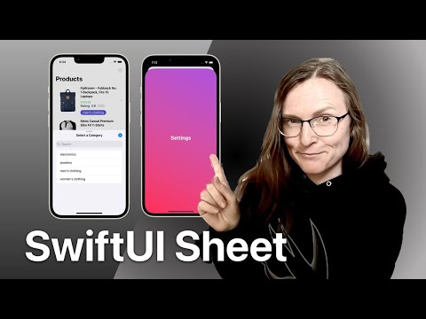 SwiftUI Presentations with Modals, Bottom Sheets, and FullScreen cover in iOS thumbnail