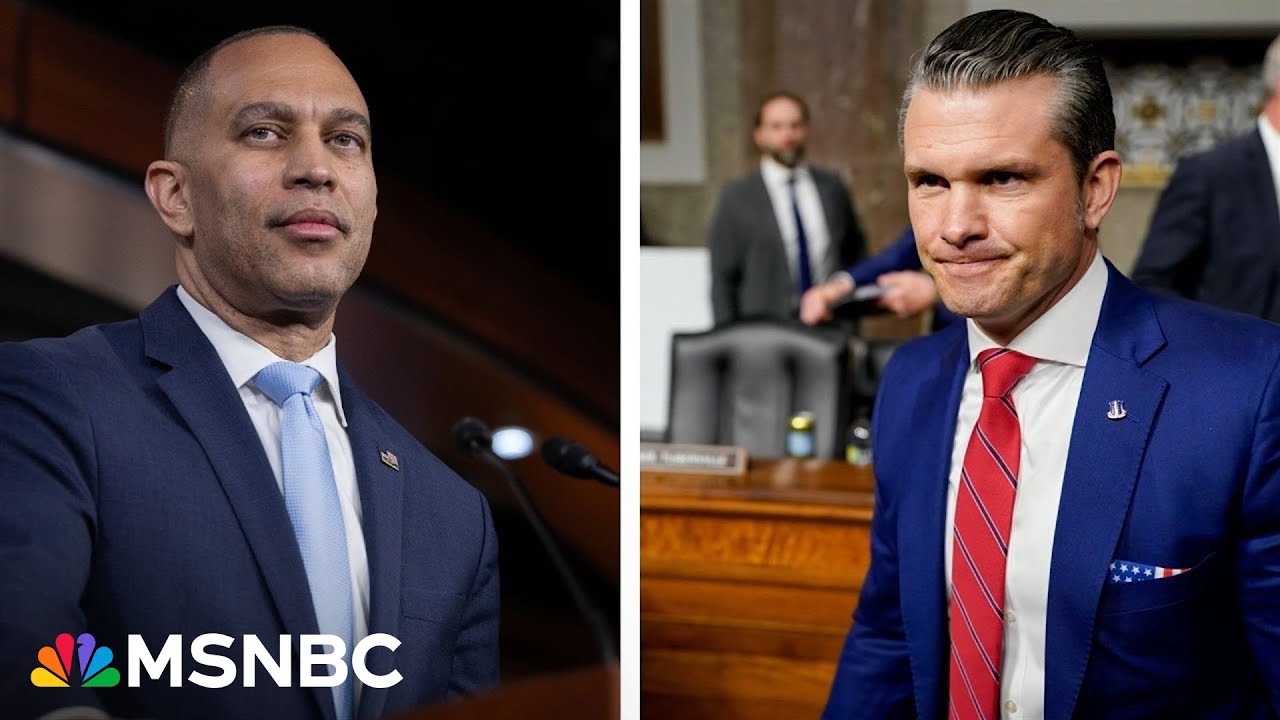 Jeffries calls on Hegseth to “be FIRED” after Trump admin attack plan texts REVEALED