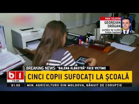 JOCUL MORTII, IN ROMANIA- BALENA ALBASTRA FACE VICTIME