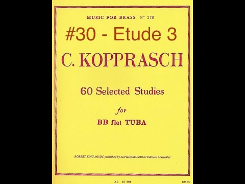 2019-2020 TMEA All-State Tuba Etude 3 - Kopprasch #30