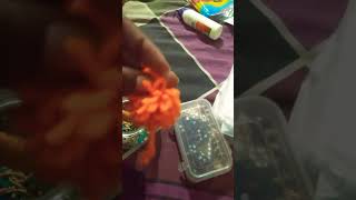 handmade Rakhi in home😍#shorts #craft #art #rakhi