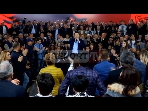 Report TV - “Doni të dilni nga çadra?”, Basha pyet protestuesit, ja sa veta thanë ‘Jo’
