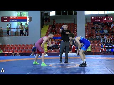 1/8 FS - 60 kg: S. NOVAC (MDA) v. G. POHL (SVK)