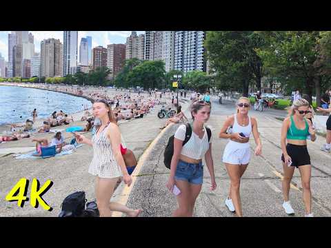 🌊 This Is Chicago’s “Concrete Beach” | Stunning Waterfront Walk [4K 60FPS]