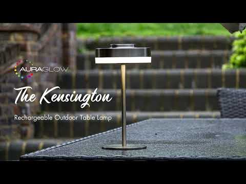 Auraglow Kensington Rechargeable Outdoor Table Lamp AG710