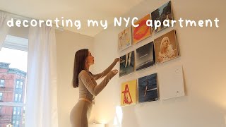 decorating my NYC apartment! ★ MOVING VLOGS ep.2