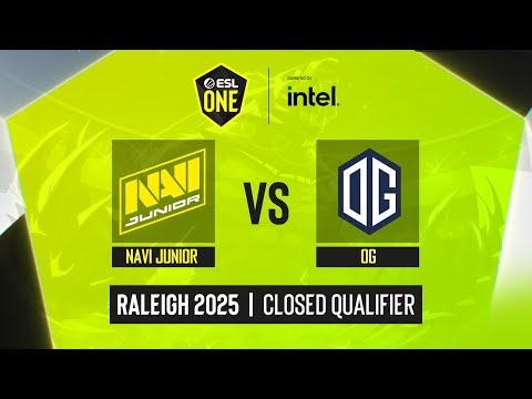 Dota2 - NAVI Junior vs OG - ESL One - Raleigh : Western Europe Closed Qualifier