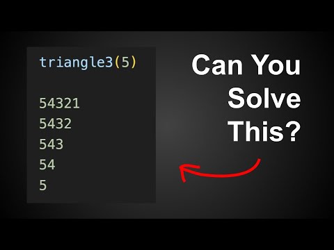 Number Triangles Python Beginner Practice Question 1