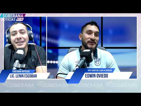 La Escuela de Futbol MANADRONE en La Mana. Edwin Oviedo, Jefe SCOUT del CLUB La Catolica