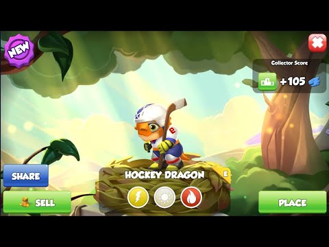 Hatched Hockey and Crash Dragon | Got Panda Dragon | Dragon Mania Legends