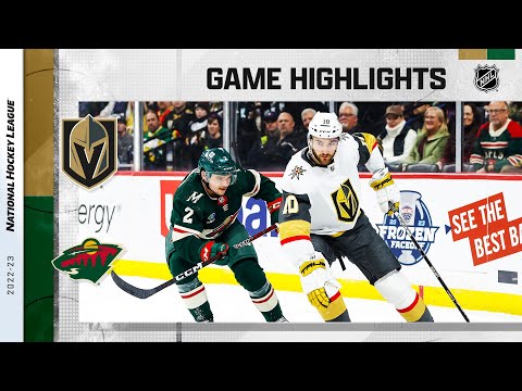 Golden Knights @ Wild 2/9 | NHL Highlights 2023