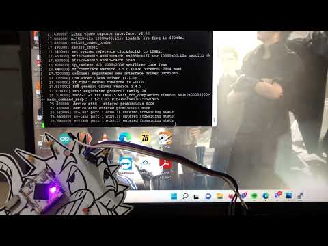 Flipper Zero as my UART bridge for Puffy Badge (With VoCore Linux)
