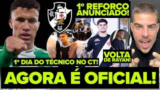 AGORA É OFICIAL! VASCO RETOMA NEGOCIAÇÃO POR NELSON DEOSSA! PAULINHO ANUNCIADO! 1° DIA DE TÉCNICO!