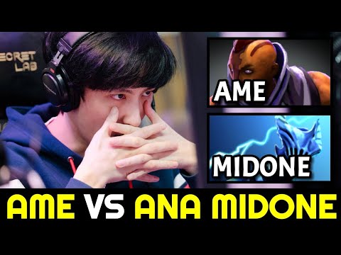 AME vs ANA MIDONE — Refresher Razor vs Farming Machine Dota 2