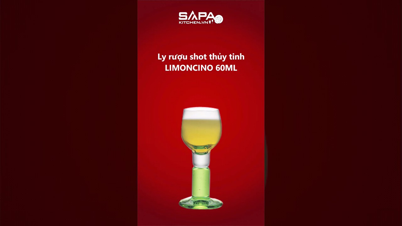 Ly rượu shot thủy tinh Limoncino 6cl