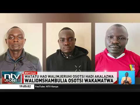 DCI yawakamata washukiwa watatu waliomshambulia na kumjeruhi seneta Osotsi Kisumu