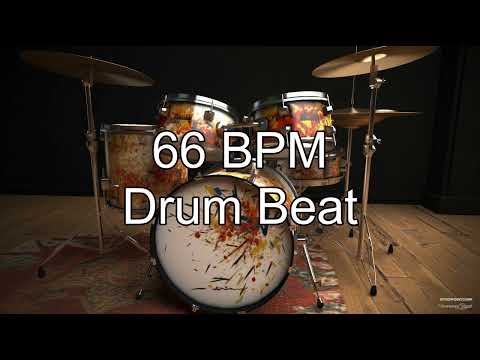 66 BPM Funk Drum Beat for Musical Practice
