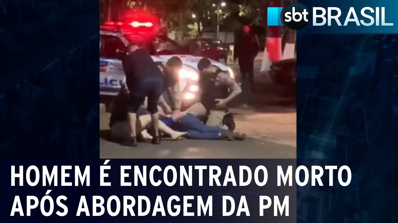 Homem é encontrado morto após abordagem da PM em Goiás | SBT Brasil (15/08/22)