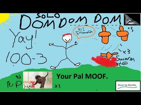 Moofda Goes 100-3 6v6 Domination (Solo) Black Ops 2 Gameplay/Commentary and Silly Song.