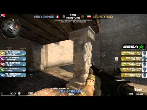 ESEA Season 13 Invite Division - ESC Gaming vs. VeryGames de_inferno_se