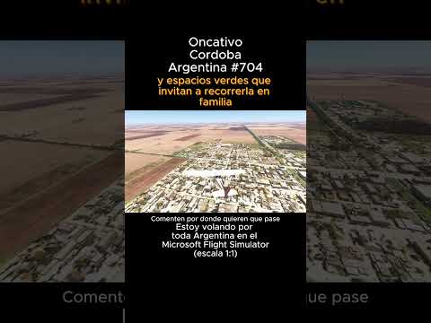 Oncativo, Cordoba desde el Microsoft Flight Simulator #Oncativo #cordoba #msfs #joaha45 #argentina