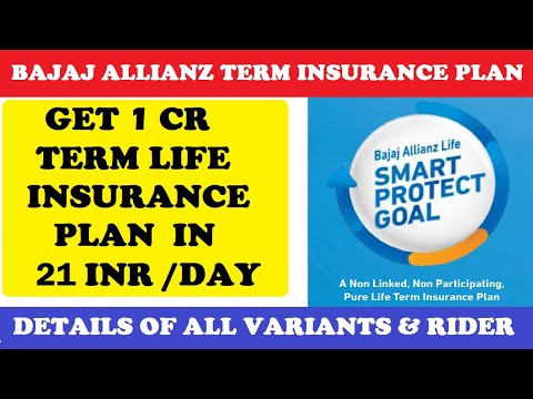Bajaj Allianz Life Smart Protect Goal Term Plan Review In Hindi Video
