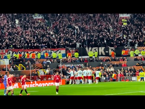 COMPLETE CHAOS @ OLD TRAFFORD after FC TWENTE scores the equalizer