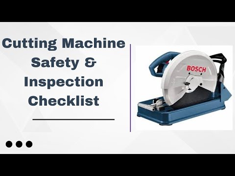 Danh sách kiểm tra và an toàn máy cắt Trailer