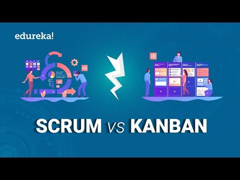 Scrum vs Kanban | Difference between Scrum and Kanban | Scrum Master Certification | Edureka