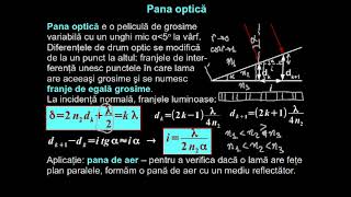 Alte interferometre cu interferenţă localizată: pana optică, inelele Newton.