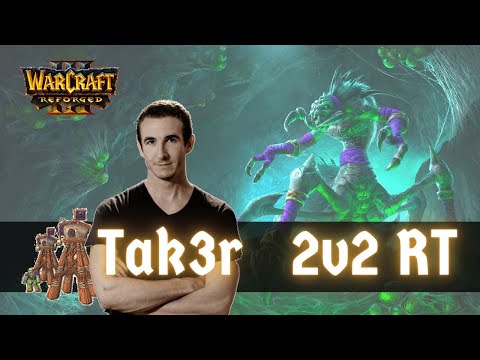 Warcraft 3 Laddergame 2v2 - "Tak3r/SolveThis vs mikiboimv/Teo" - 2v2 RT  - #066