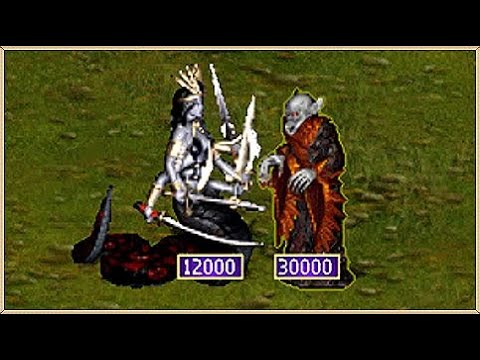 Heroes 3 | 12 000 Naga Queens vs 30 000 Vampire Lords