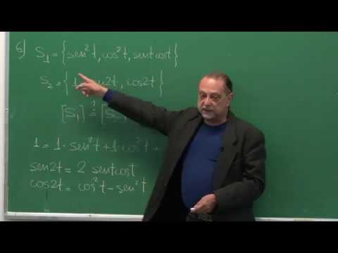 MAT3457 - Álgebra Linear 1 - Aula 24