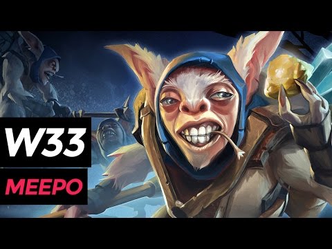 W33 Meepo - Dota 2 Highlights // Ranked Match