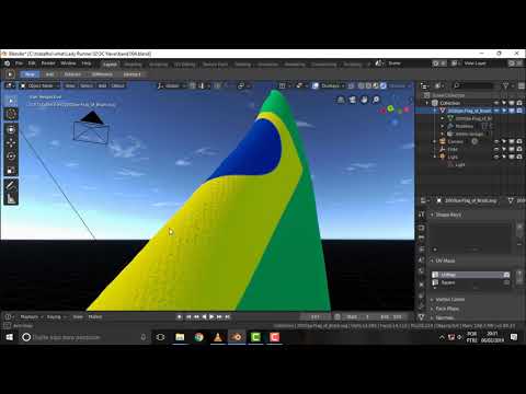 BLENDER 145   Guru Flag Second UV Map