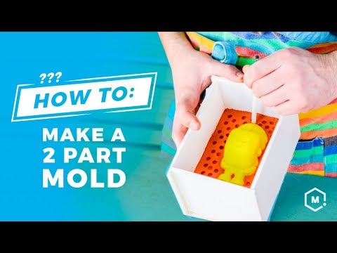 How To Use 3D Printing to Make a Two-Part Silicone Mold // Silicone Mold Making
