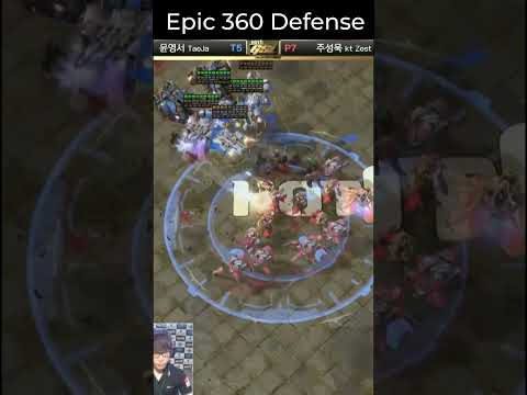 Taeja's epic 360 degree defense against Zest in PvT StarCraft 2