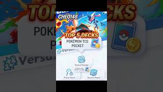 Pokemon TCG Pocket. Recomendación de decks para Ranked! 💪🏻💪🏻💪🏻  #pokemontcgpocket