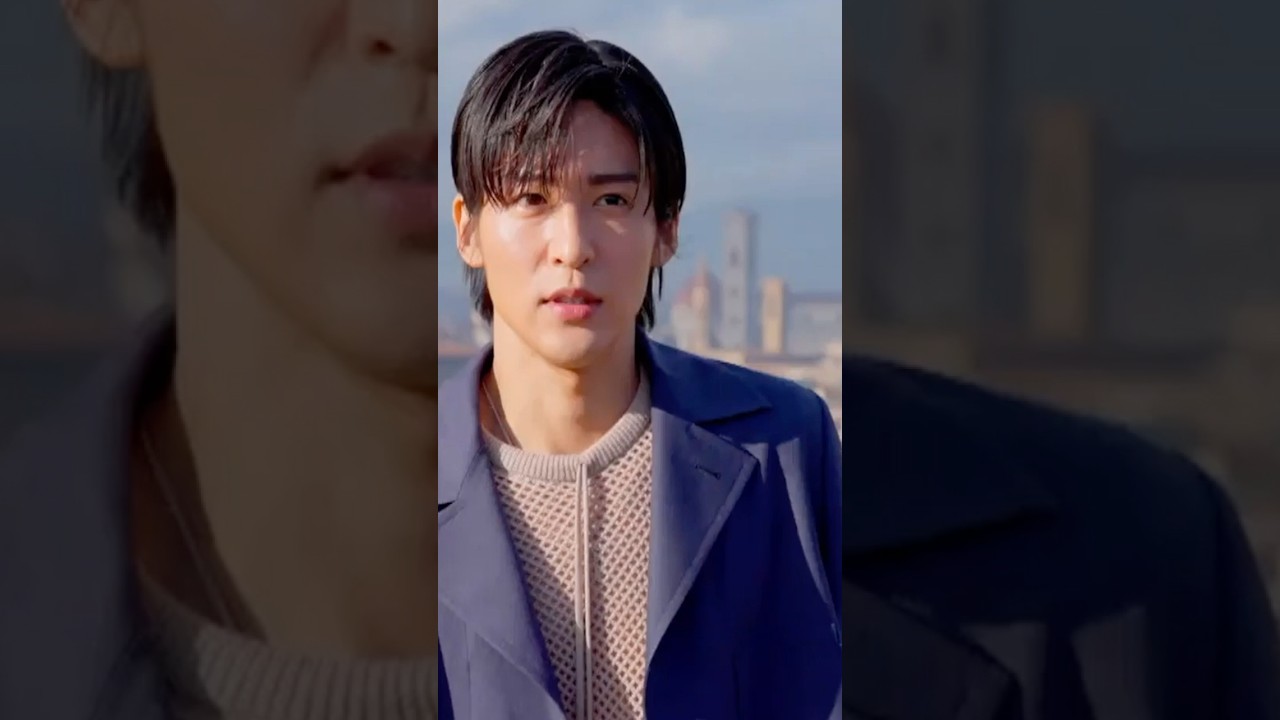 イタリアの古都が、男の美貌に見惚れてしまう！