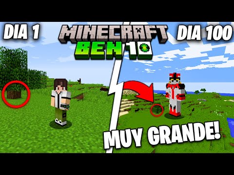 👉I survived 100 DAYS in Minecraft Hardcore BUT I'M BEN 10!❎......this is what happened😨